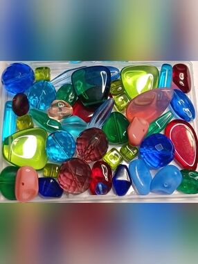 Czech Glass Loose Beads Jewelry Making